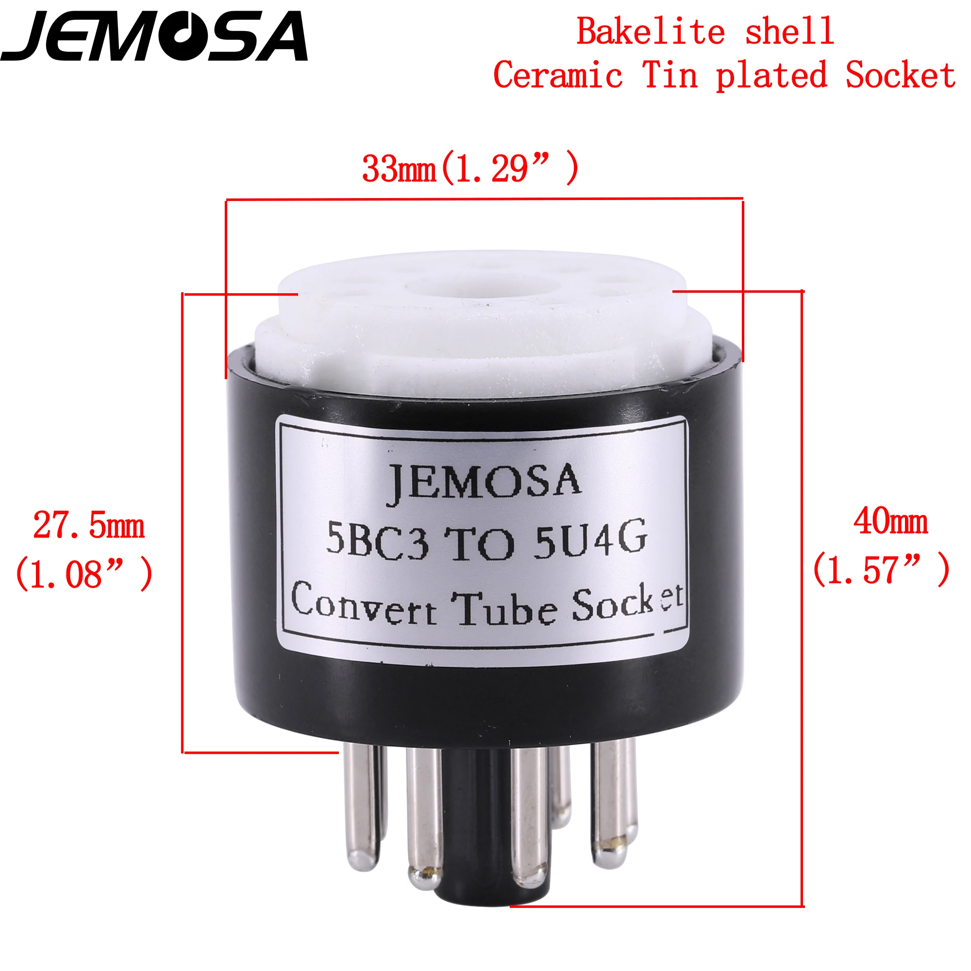 1 قطعة 5670 6H3N 369A 6N3 إلى 6SN7 6SL7 6N8P 6N9P ECC32 DIY ايفي الصوت فراغ مُضخّم صوت تحويل محول مأخذ التوصيل