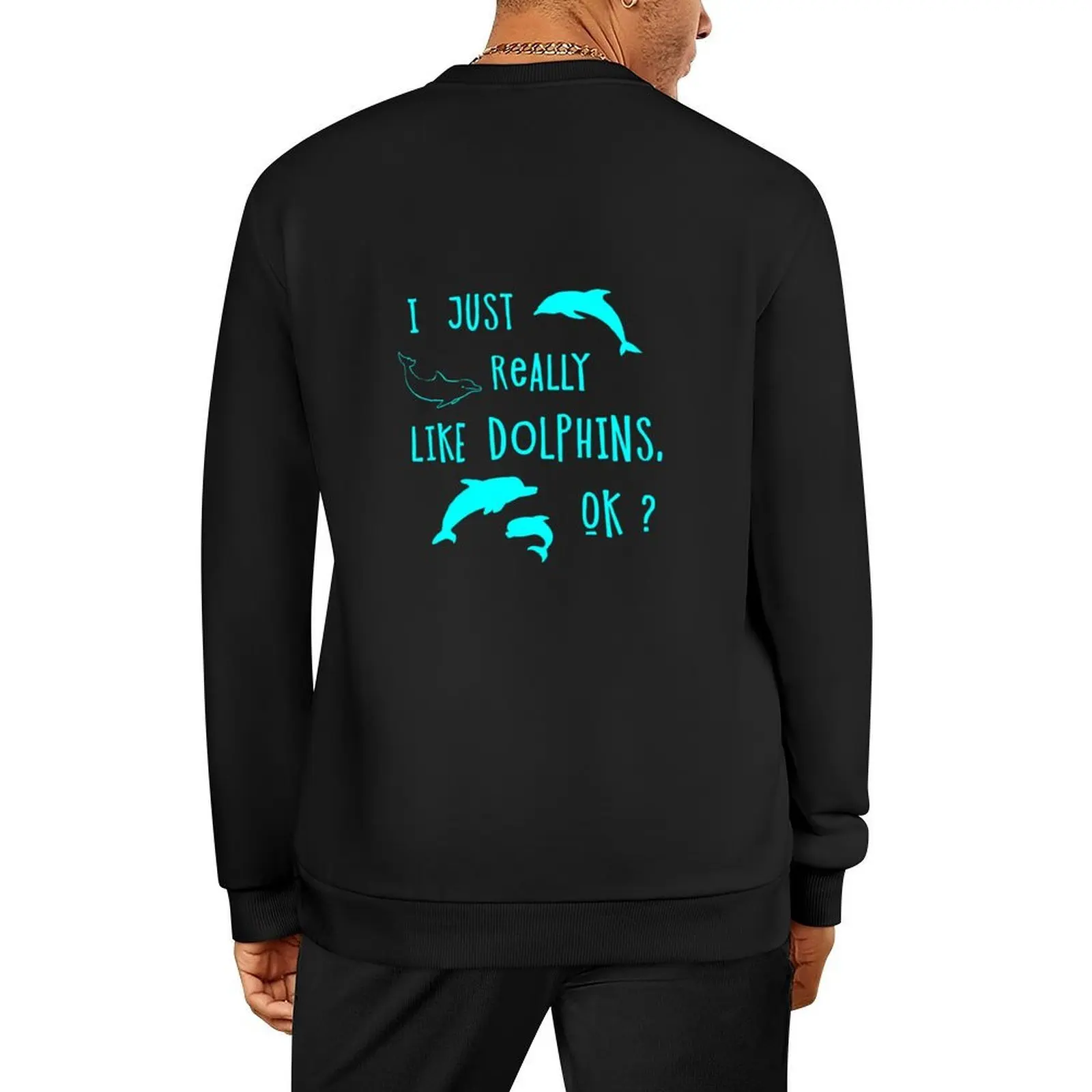 

I just really like dolphins, ok  Pullover autumn men's winter sweater autumn jacket men winter clothes hooded sweatshirts