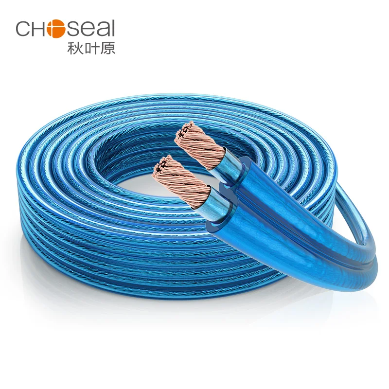 

CHOSEAL Audio Stereo Speaker Wire Cable Easy Assembly for Car Home Theater HiFi Surround Pure Copper Speaker Cables