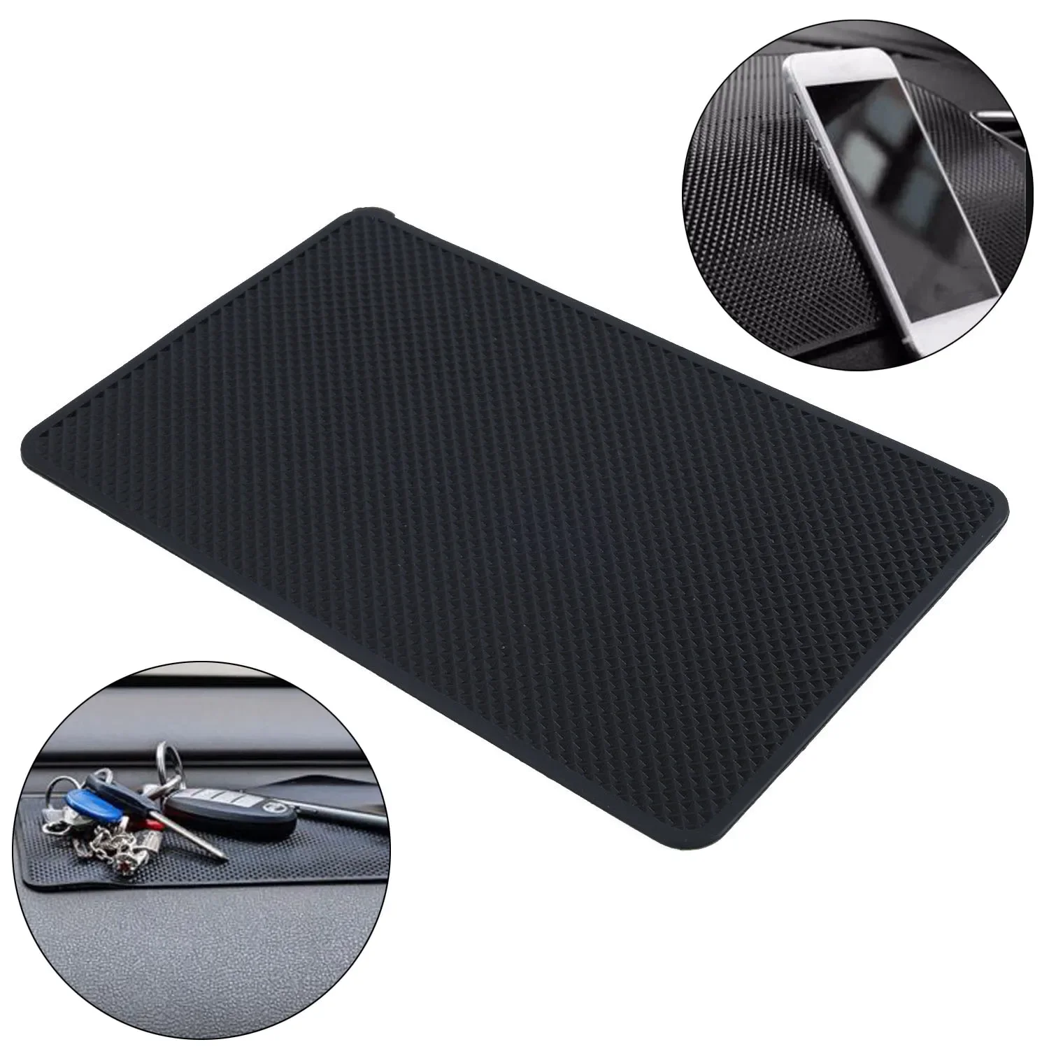 1set Auto Nicht-slip Dash Matte matte Auto Telefon Halter Wiederverwendbare Verhindern Schiebe Abnehmbare Auto Dashboard Pad Auto innen Zubehör