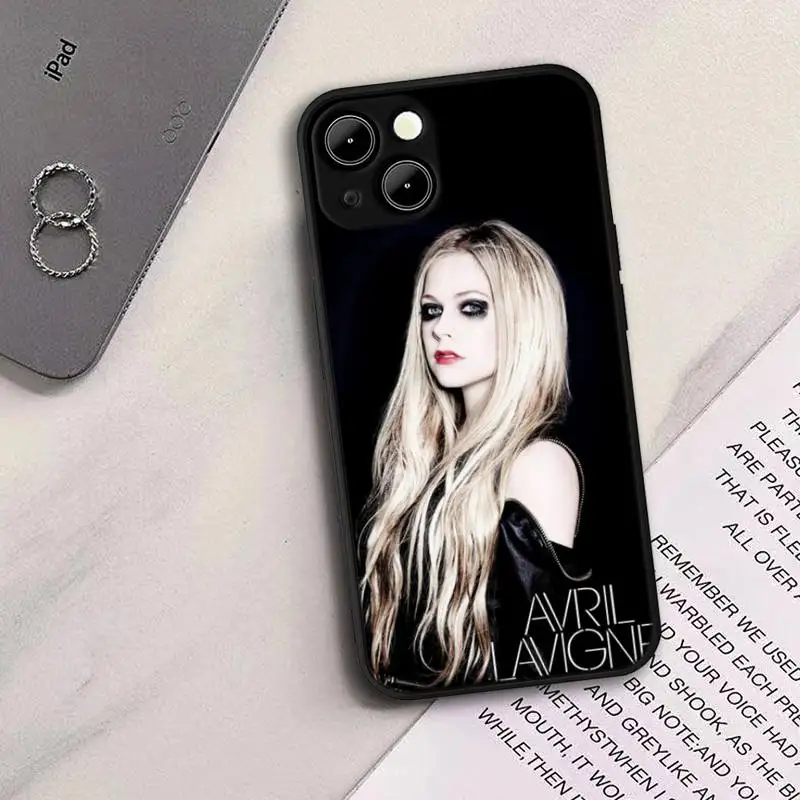 Avril Ramona Lavigne singer actors Phone Case For iphone14 13 Promax 11 12 13 Pro Max mini X XR XS MAX 7  2020 se phone case