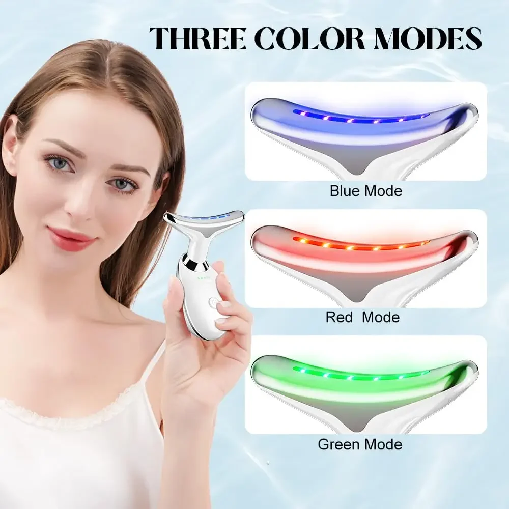 Neck Facial Lifting Device Skin Tightening Anti Wrinkle EMS Microcurrent Face Massager Double Chin Remover Skin Care Beauty Tool