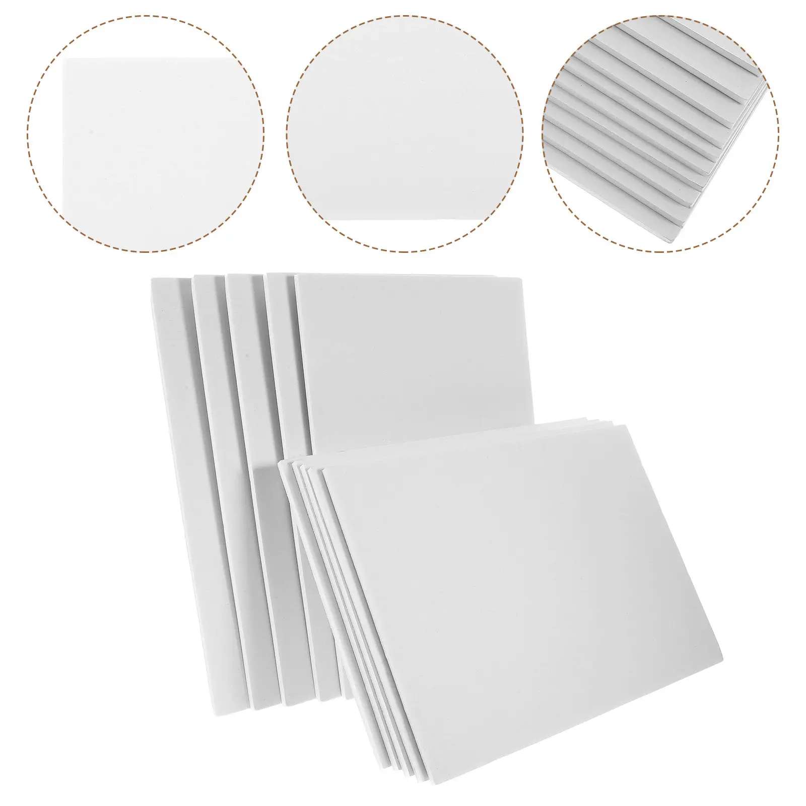 

10Pcs Blank Foam Boards Large Thick Foam Board Sheets for DIY Crafts Painting Projects and Cosplay Props Thick Poster Board