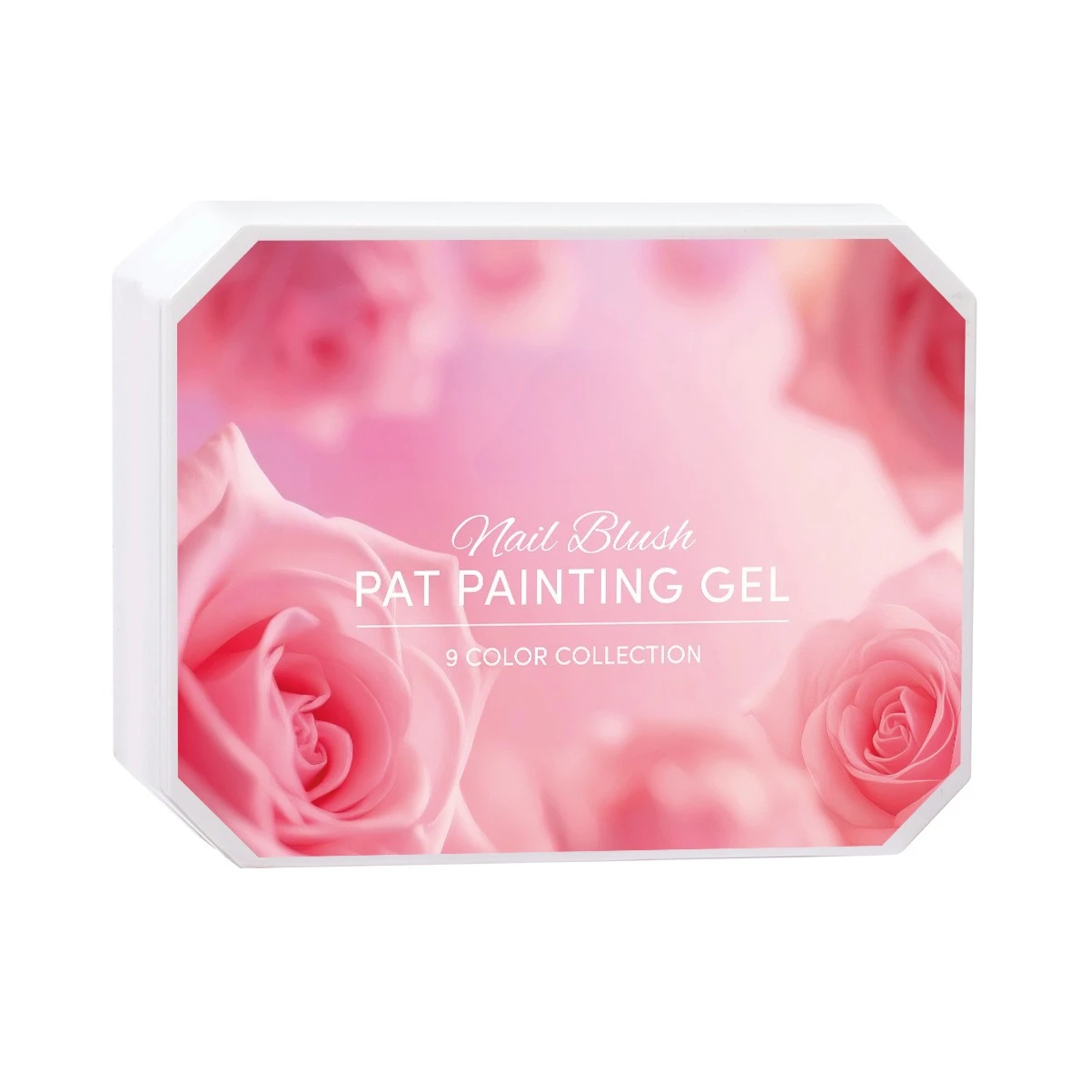 UV LED Soak Off Gel Varnish Gradient Pat Gel Palette Kit 9 Colors Pat Painting Gel Nail Polish Set Blooming Transfer Design