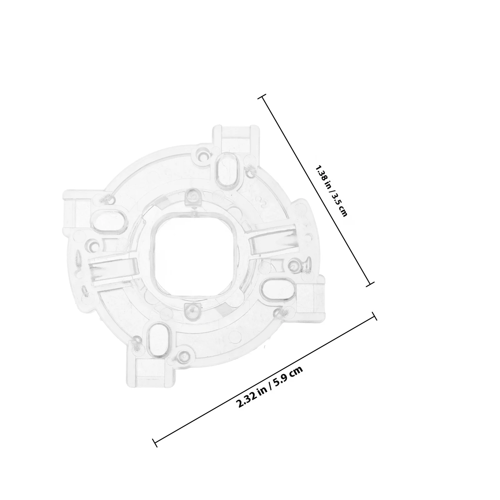 Transparent Y Shape Restrictor Plate for Arcade Joystick Replacement Enhanced Precision Joystick Parts for Gaming Cabinet