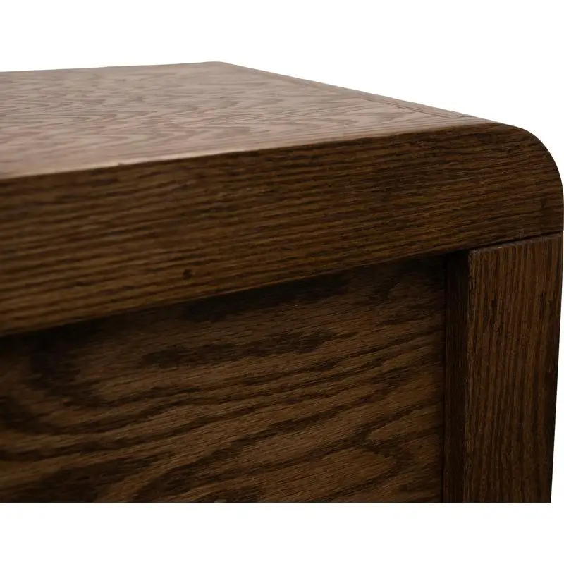 رف مدفأة مقاس 62 بوصة، مجموعة بسيطة، لمسة نهائية من خشب البلوط بوربون، مثالية لديكور غرفة المعيشة، تصميم أنيق، متين وأنيق #5