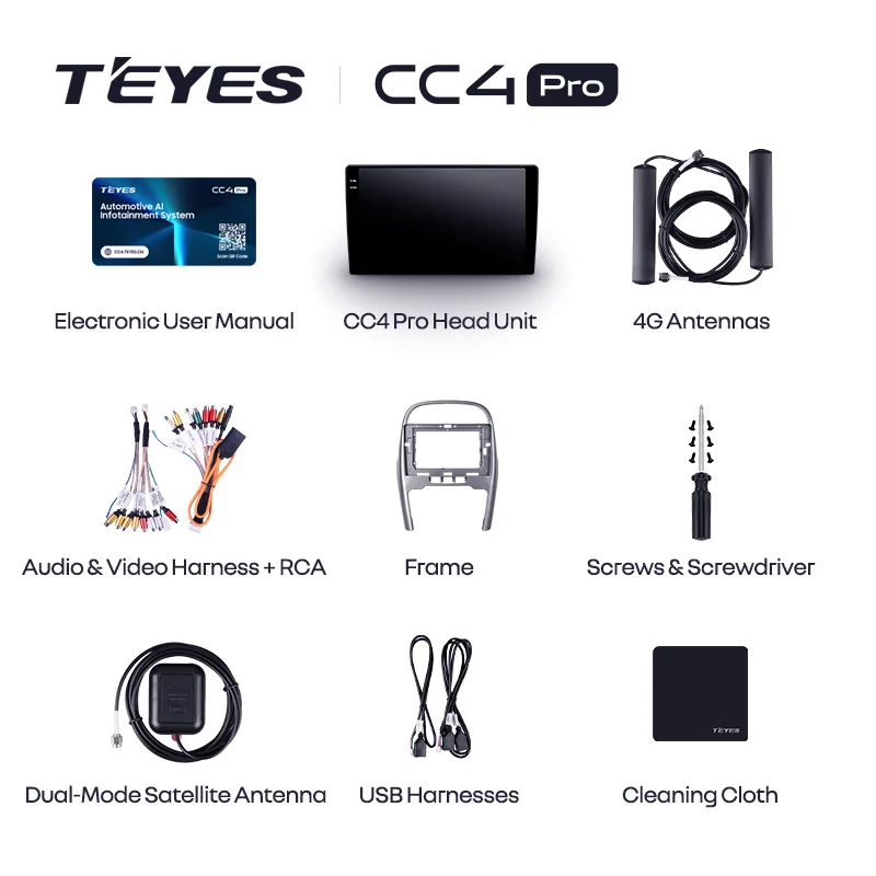TEYES CC4 PRO For Chery Tiggo 3 2014 - 2015 CarPlay Android Auto 2DIN Autoradio Radio Multimedia Stereo
