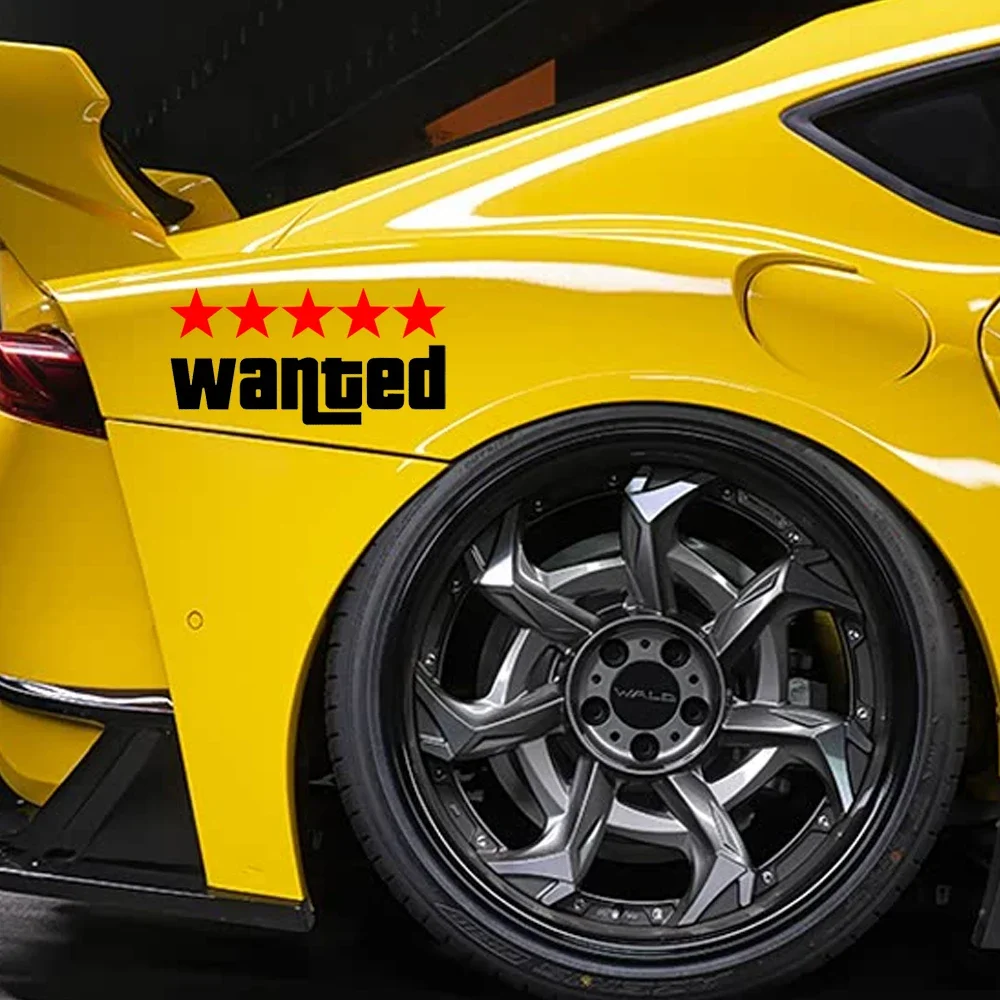 Autoaufkleber „Wanted“ – Laser-Auto-Sticker, lustige Vinylfolien-Aufkleber für Auto-Stoßstangen, Fenster, Motorräder, Laptops, Wände und Zubehör – Detail 10