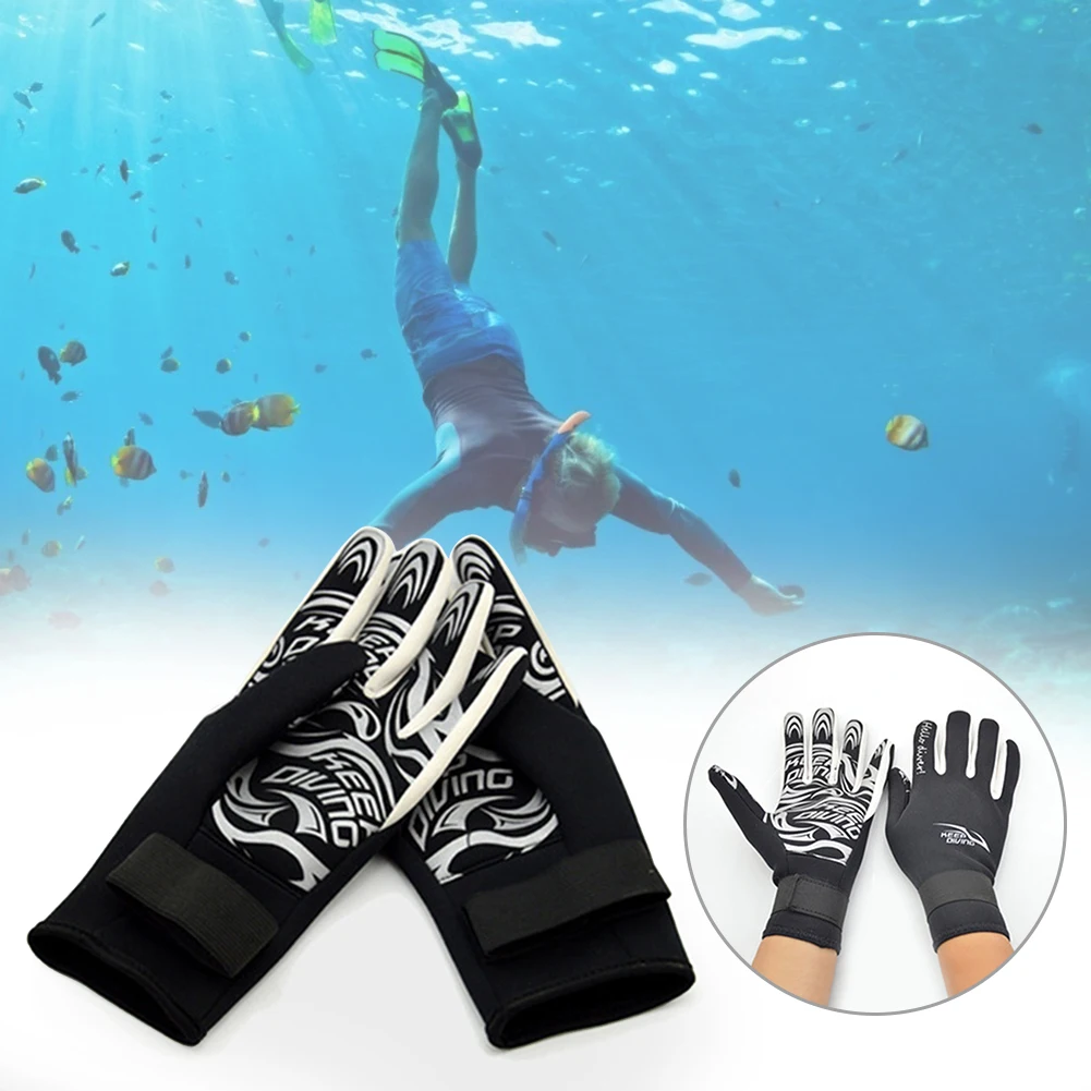 3mm Thermal Surfing Gloves Anti Slip Scuba Diving Gloves Unisex Winter Fishing Gloves for Spearfishing Rafting Kayaking Paddling