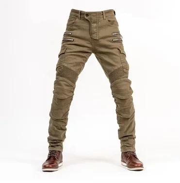 

The new zipper Motopants anti-fall Motorcycle jeans Wear-resistant Riding trousers off-road motocross riding pants