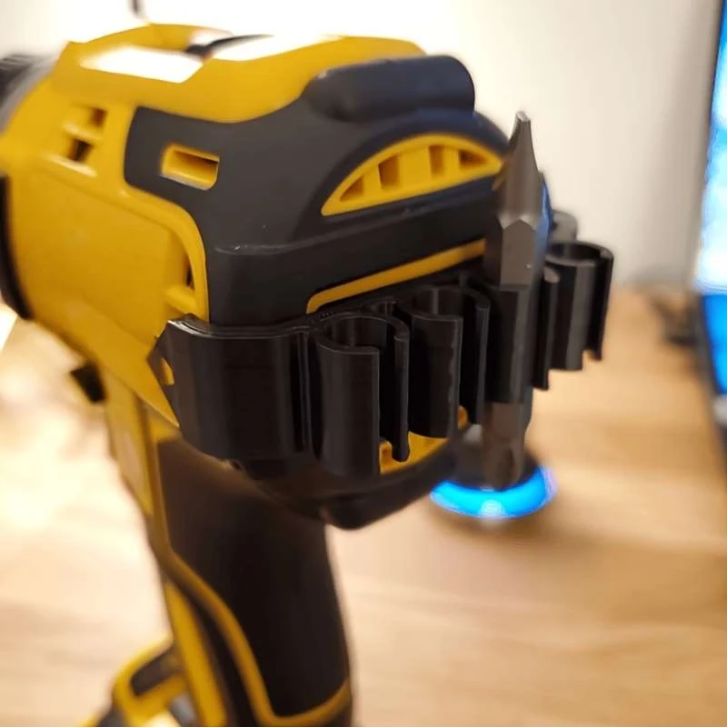 Drill Bit Holder for Cordless Driver Screwdriver Bit Organizer Attachment