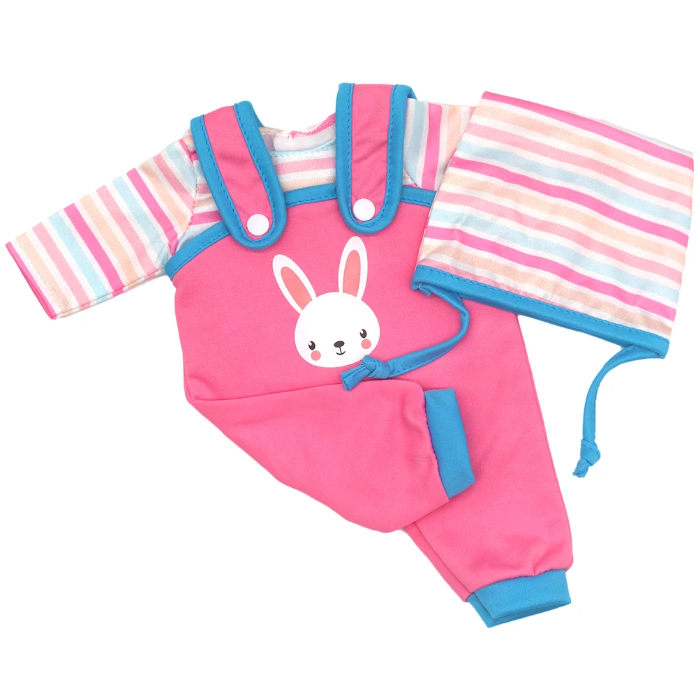 Puppenkleidung für 43 cm geborene Babypuppe, 13–18 Zoll, Neugeborene Puppe, niedliche Pullover, Strampler, Anzug, Puppenzubehör, Festival, Geburtstagsgeschenk – Detail 20