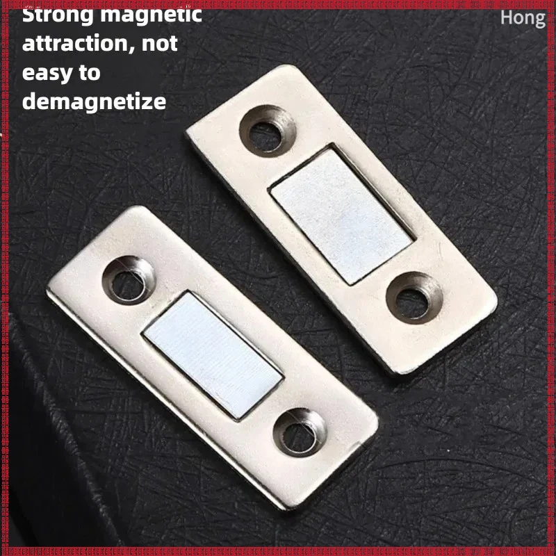 No-Drill Ultra-Thin Magnetic Cabinet Door Closer Invisible Suction For Drawer Mobile Closet Hardware