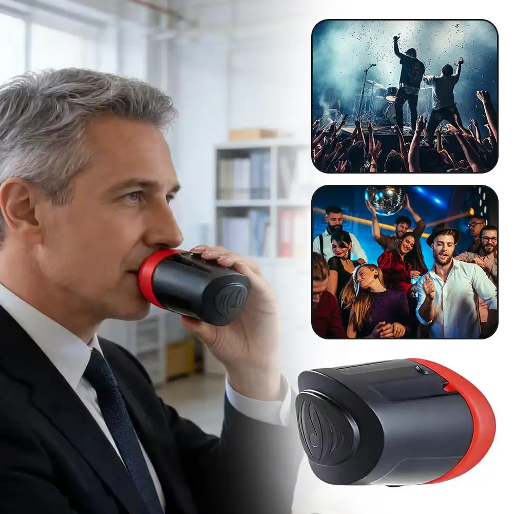 Dispositivo de Entrenamiento Vocal, Amortiguador de Sonido para Cantantes y Oradores, Barrera Vocal Profesional, Máscara Insonorizante Portátil con Reducción de Ruido, Regalo para Principiantes