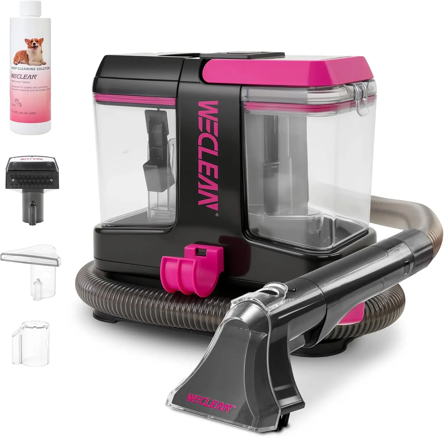 

Portable Carpet Cleaner for Deep Cleaning Car, Couch, Upholstery with Solution