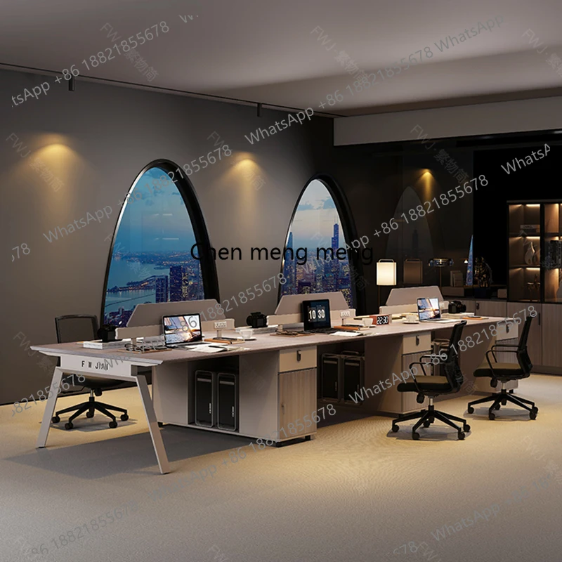 

Simple Fashion Office Desk Chinese Style Wooden Beauty Decoration Clear Unique Office Desk Lounge Meuble Bureau Home Furniture