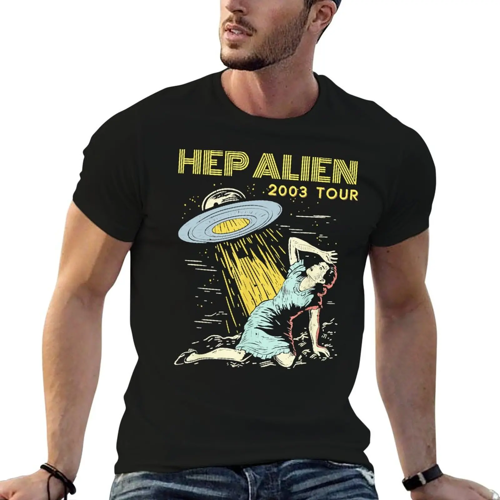 

Hep Alien Band Pop Culture T-Shirt quick drying summer tops sports fans men clothing