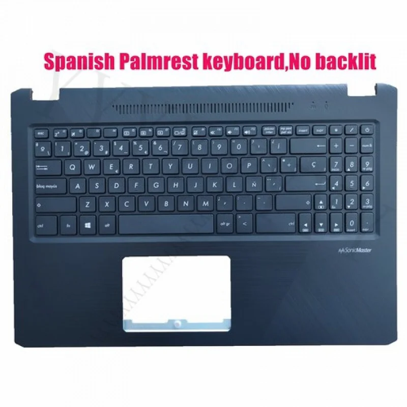 

QS испанская клавиатура с упором для рук для ASUS R570UD R570ZD K570UD K570ZD F570ZD