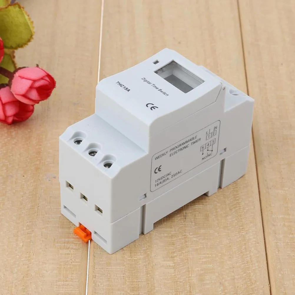 

12V Dc Mini Programmable Timer Switch 8-Switch Daily Setting 1 Min To 168 Hrs Relay Auto Correction Lcd Led Backup For