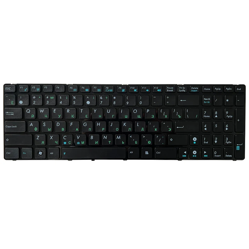 New Russian Keyboard For Asus K52 K52F K52DE K52D K52JB K52JC K52JE K52J K52JR K52N A72 A72D A72F A72J N50 N50V RU Black