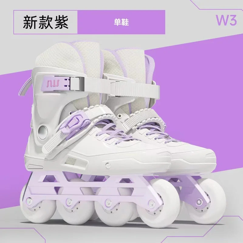 

85A Single-row Inline Roller Skates College Students Men and Women Beginners Adult Flat Shock Absorbing Skating Sneakers