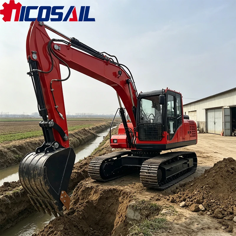 

OKW906 8 Ton Crawler Excavator CE EPA Approved Hydraulic Digger for Construction Road Work Earthmoving OEM Customization