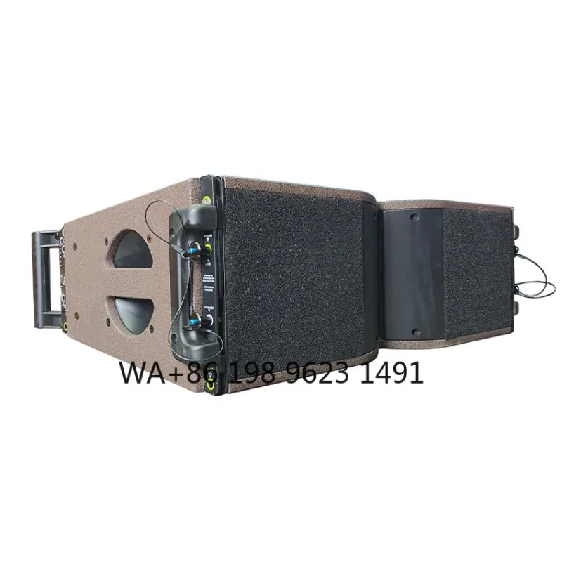 Professional 8/10 Inch Line Array Speaker 600W Wood Shell Double 8ohm Home Audio Sound Equipment 65Hz-20kHz