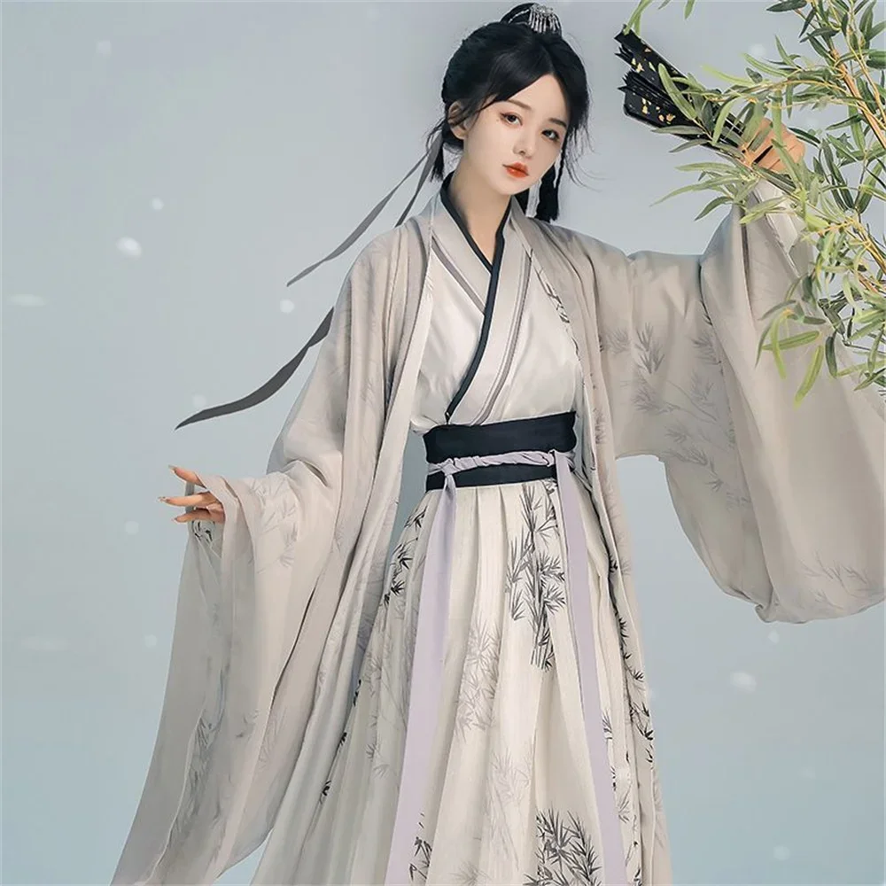 Original Song Dynasty Hanfu collare di consegna da donna vita intera antico cinese tradizionale abbigliamento donna Hanfu Suit 3 pezzi Set