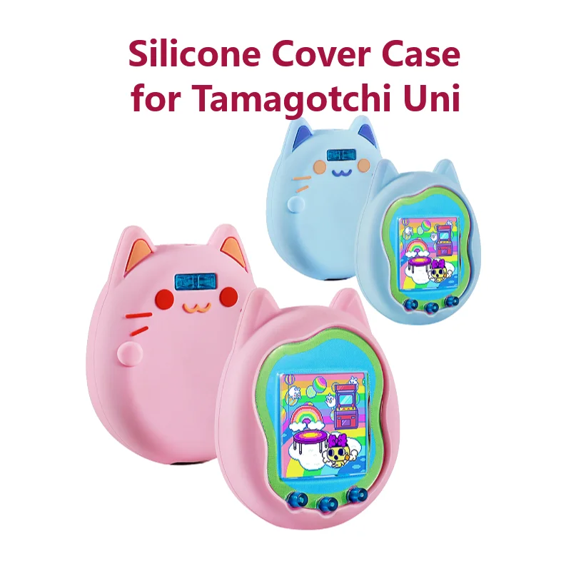 For Tamagotchi Uni Silicone Case Cartoon Protective Cover for Virtual Interactive Pet Game Machine Protective Sleeve Shell