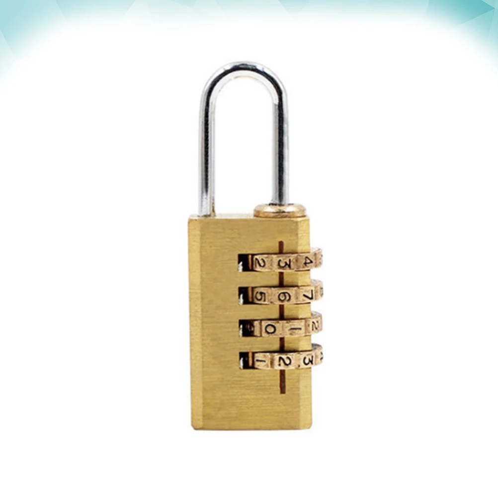 

1pc 4 Dial Number Luggage Lock Password Required Suitcase Padlocks Travel Security Safe Multi Purpose Hardware