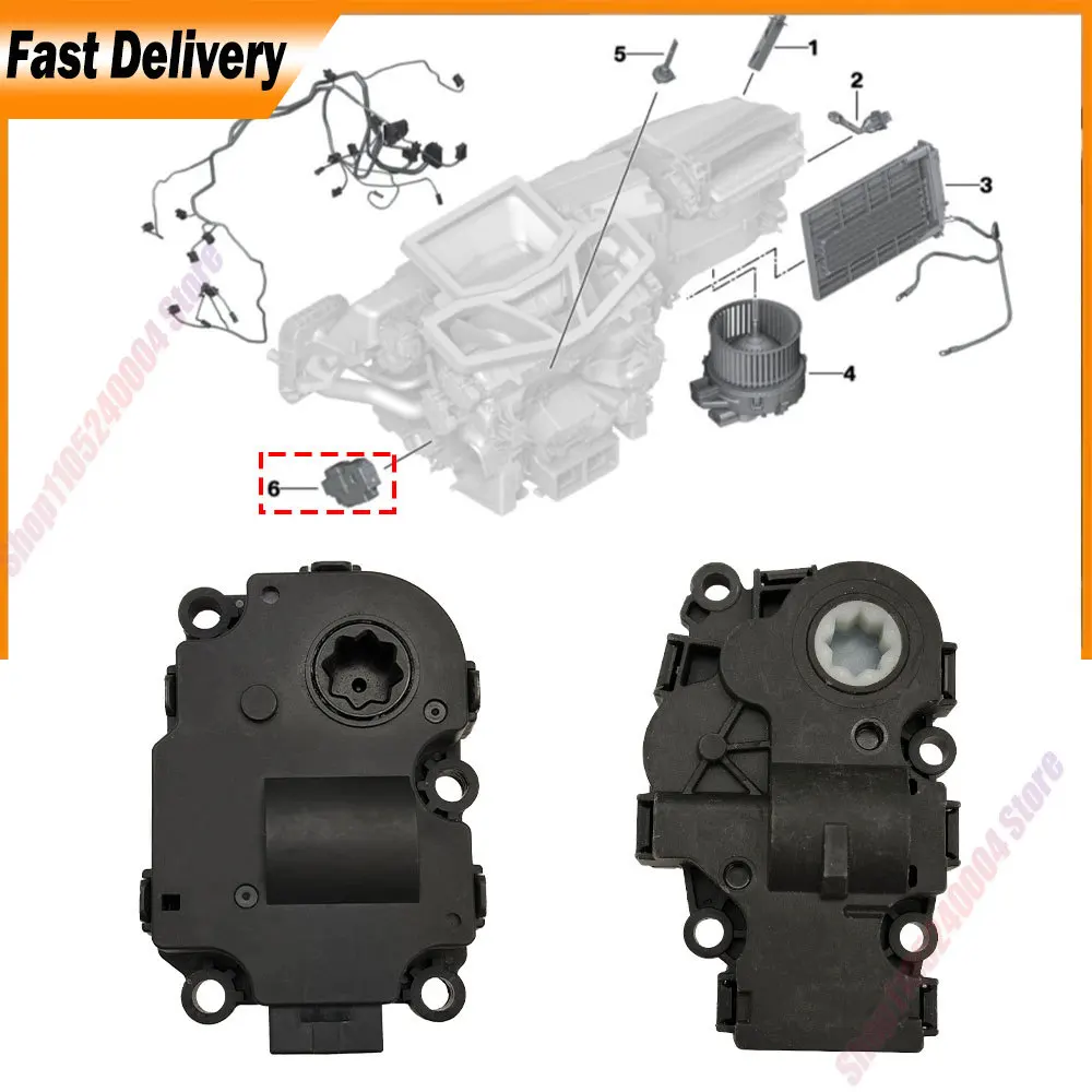 Soporte para Actuador de Climatización y Motor Servo para BMW G01 G02 G05 G06 G07 G29, Accesorio para Calefacción de Coche, Compatible con BMW X3 X4 X5 X6 X7 Z4