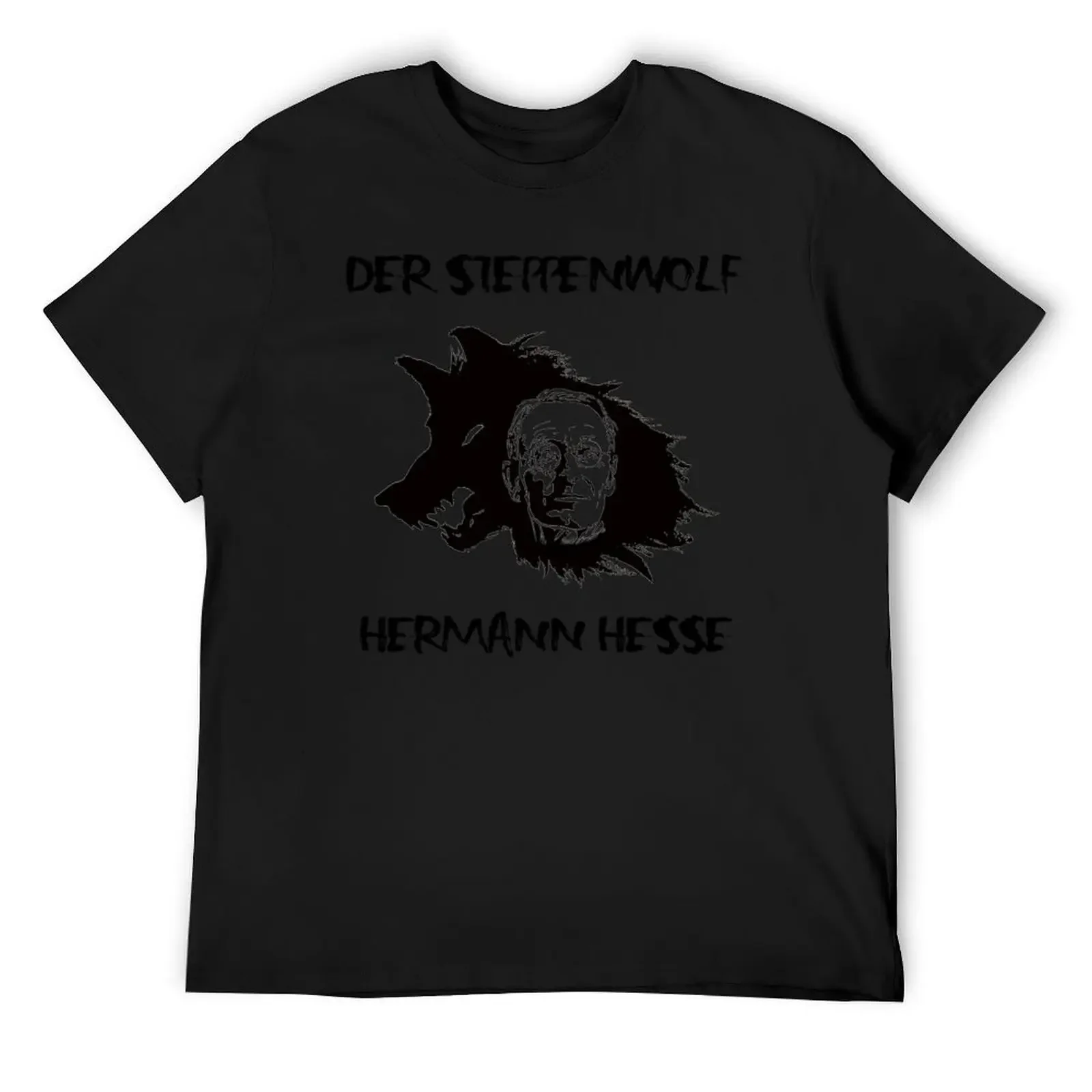 Der Steppenwolf - Hermann Hesse T-Shirt customs shirts graphic essential t shirt boys whites mens clothing