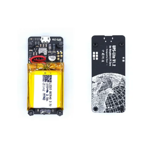 Imagen 2 del producto Raspberry Pi Zero UPS Power HAT Board con batería estable salida de energía de 5V monitoreo I2C energía ininterrumpida para la serie zero