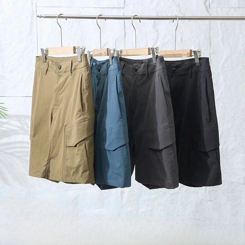 

Outdoor Men's Softshell Shorts PT Series 3D Cutting Cold Sensation Technology Summer Workwear Standard Fit Nylon Spandex Blend
