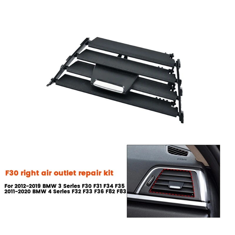 Car Right Front Air Vent Grille Clip Trim 64229253217 For BMW 3 4 Series F31 F33 Car A/C Outlet Repair Kits Parts