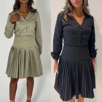 تخصيص البريق جودة عالية رائعة جيرسي زر ثنيات الطية Quinceanera ألف خط الخامس الرقبة مخصص مناسبة ثوب طول الركبة