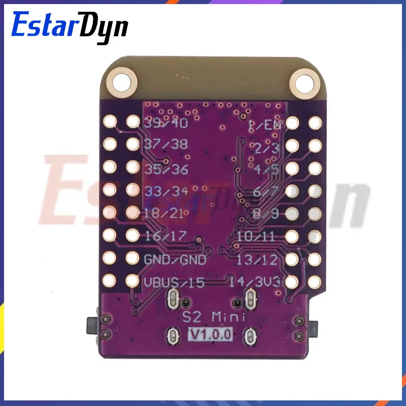 Estardyn S2 Mini V1.0.0 WIFI IOT Board based ESP32-S2FN4R2 ESP32-S2 4MB FLASH 2MB PSRAM MicroPython Arduino Compatible