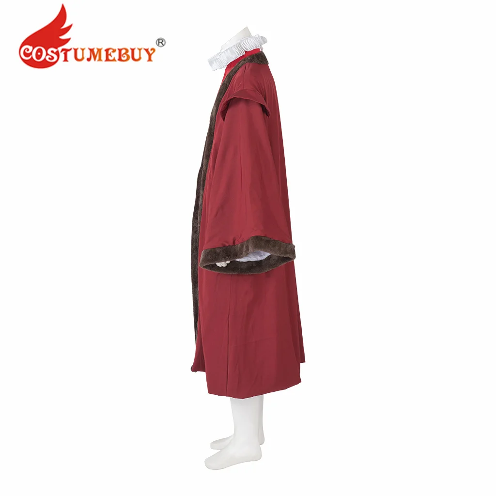 Ghosts Sir Humphrey Bone Cosplay Costume Red Outfits Tudor Nobleman Costume Halloween Full Set for Adult Men