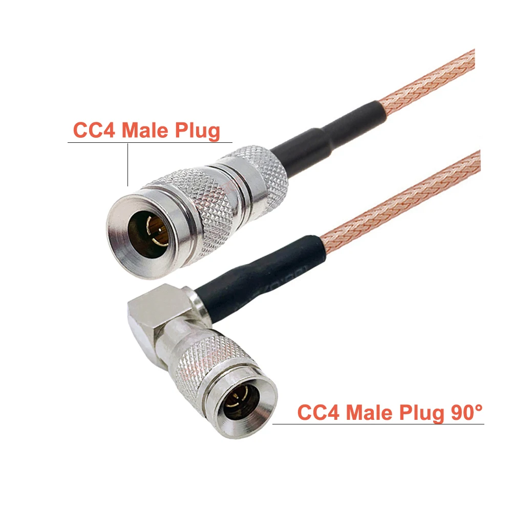 DIN 1.0/2.3 Mini BNC CC4 Male to CC4 Male Plug Connector 75 Ohm RG179 Cable Assembly RF Coaxial Pigtail Jumper HD SDI Cable image 5
