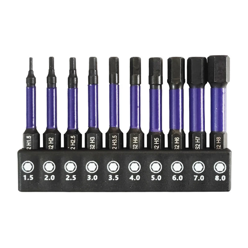 10 Piece Hex Head W…