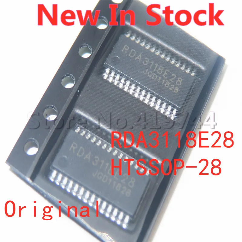 2PCS/LOT  RDA3118E28 RDA3118 HTSSOP-28 SMD audio sound chip In Stock NEW original IC