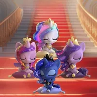 My Little Pony Anniversary Edition Kawaii Princess Celestia and Princess Luna Anime Character Toy Decorative Collectible Gifts
