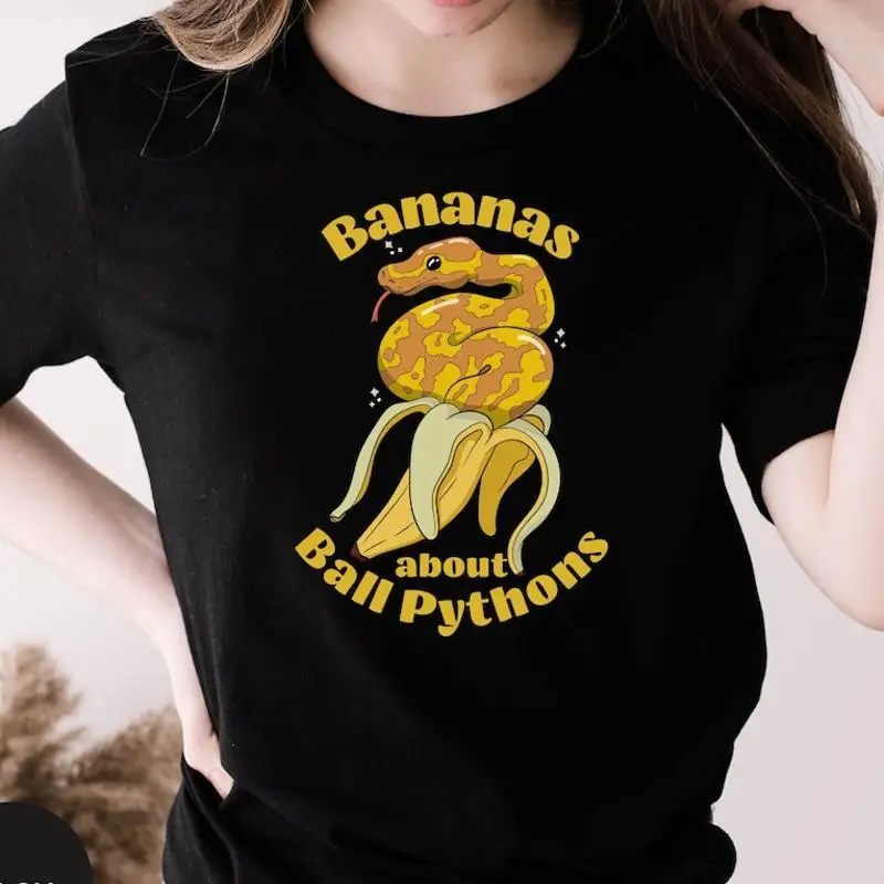 Ball Python Shirt Banana Morph Snake Lover T-Shirt