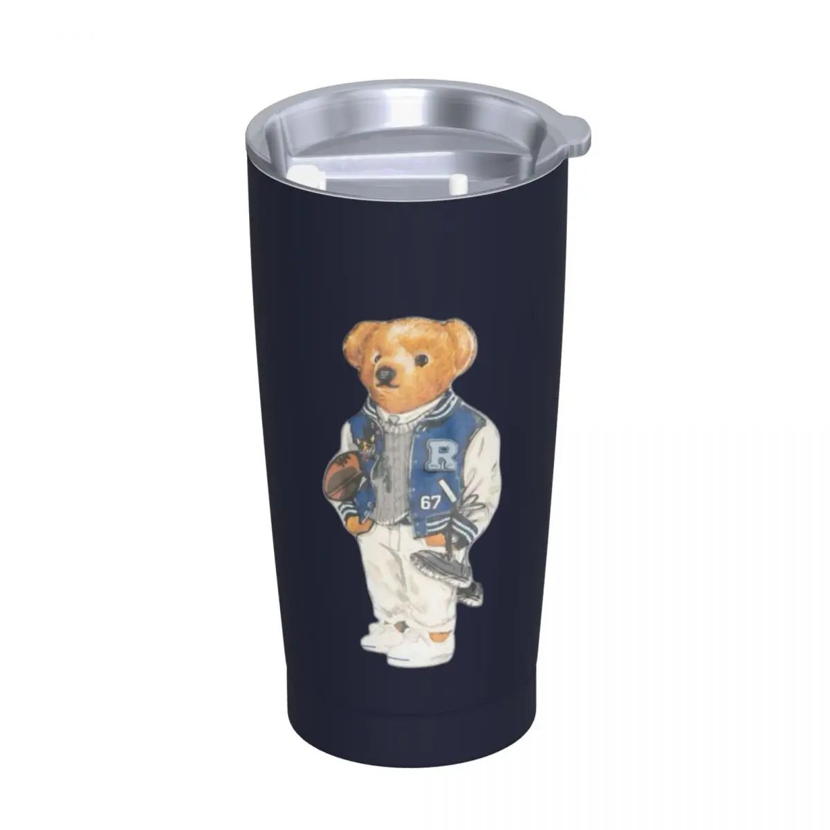 Ralph Bear 20oz Stainless Steel Insulated Thermal Coffee Car Cup Cold Hot Mugs Vacuum Flask