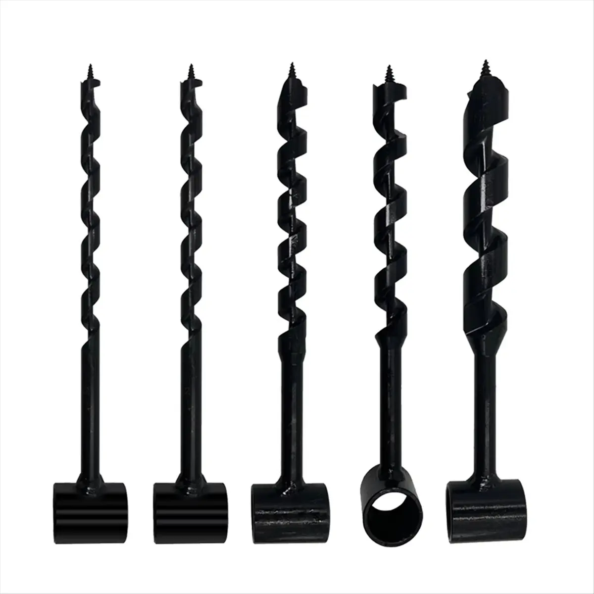 A77K Portable Hand Wood Punch Manual Auger Drill Carbon Steel Survival Bit for Outdoor Camping Tools