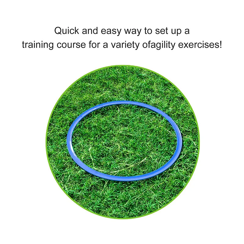 5pcs Durable Agility Training Rings Portable Football Soccer Speed Agility Training Rings Sport futbol Training Equipment