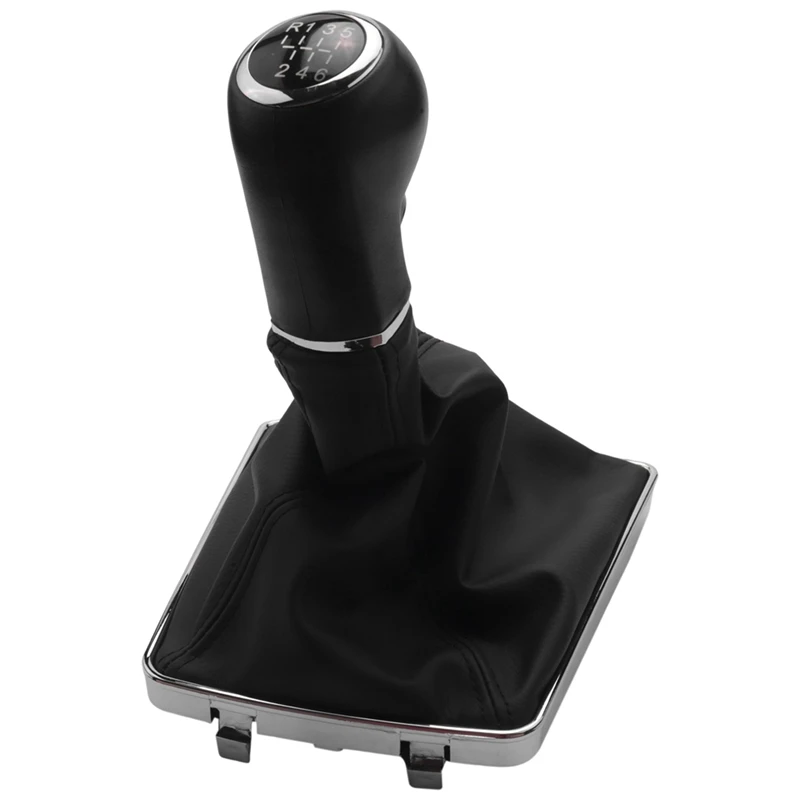 6 Speed Gear Shift Knob Stick Gaiter Boot Cover For Opel Vauxhall Zafira H 2005-2014 Reverse Gear Handle