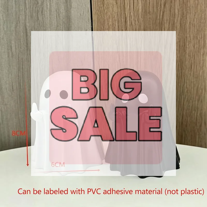 PVC Ghost Pen Holder Cute Spooky Pencil Rack Desk Storage Ornament Creative Kawaii Office Stationery Stand Halloween Gift