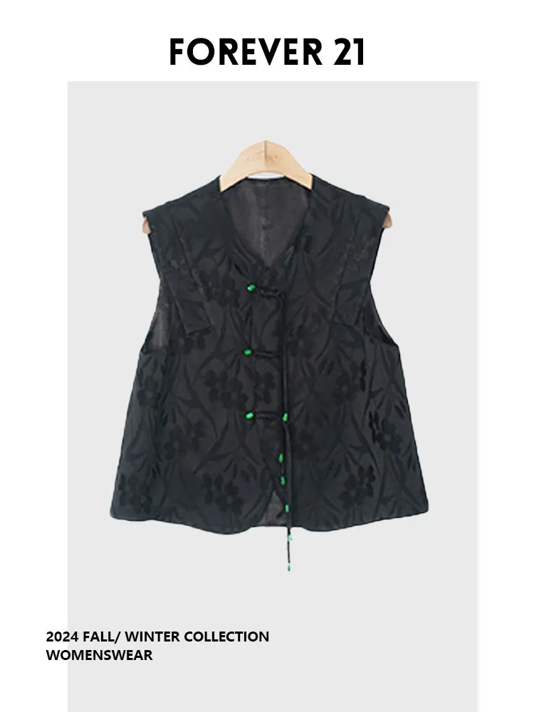 

Женский жилет Bla: Модный ретро-стиль, китайский шик, новинка, средний класс, элитный, облегающий, для повседневной носки, осенний сезон