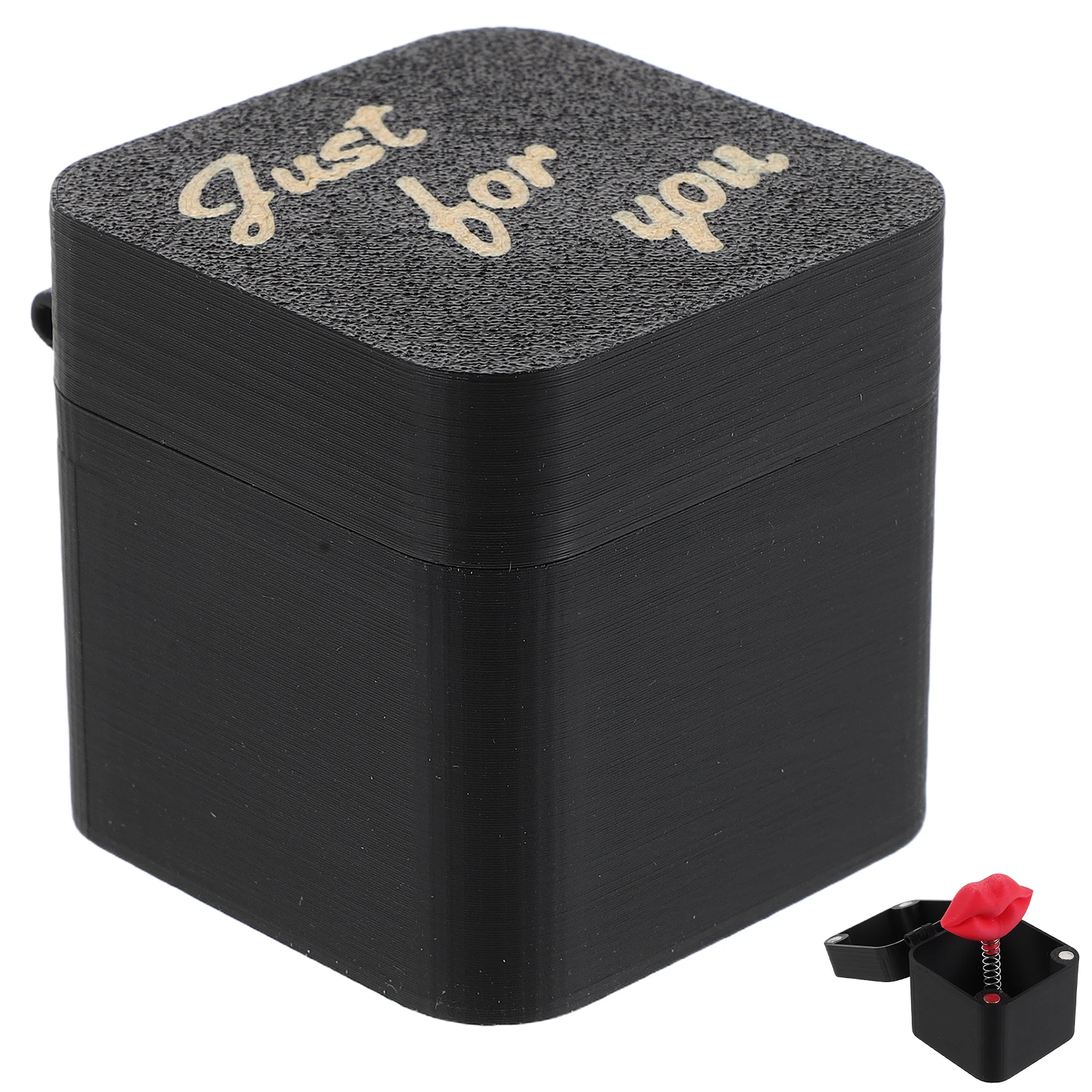 Red Lip in The Box Novelty Joke Item for Adults Valentine's Day Prank Prop Pop Up Surprise Gag Present Birthday Party Decoration